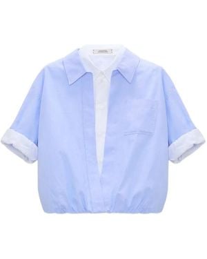 Dorothee Schumacher Pocket Short-Sleeved Shirt - Blue