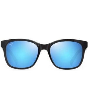 Maui Jim Owelo Square-Frame Sunglasses - Blue