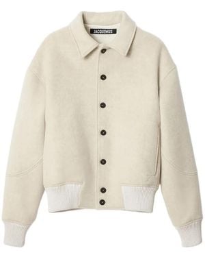 Jacquemus The Feltro Bomber Jacket - White