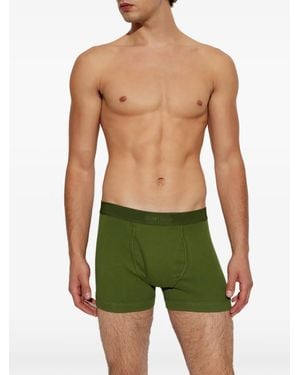 Tom Ford Logo-Waistband Boxers - Green