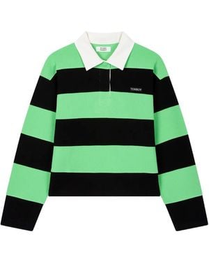 Studio Tomboy X Rugby Sweater Met Polokraag - Groen