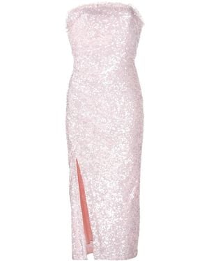 Needle & Thread Vestido Stellar Gloss Con Lentejuelas - Rosa