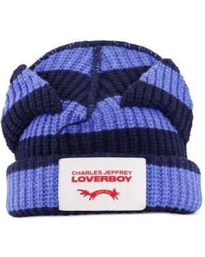 Charles Jeffrey Chunky Ears Beanie Hat - Blue