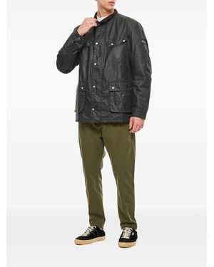Barbour Veste À Coudières Plaquées Et Poches Plaquées - Vert