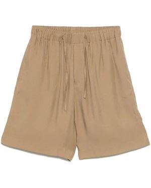 Sandro Drawstring Bermuda Shorts - Natural