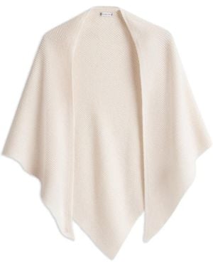 Tommy Hilfiger Monogram Triangle-Shape Scarf - White