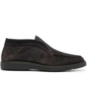 Santoni ラウンドトゥ アンクルブーツ - ブラック