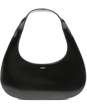 Coperni ショルダーバッグ Coperni レザーショルダーバッグ | ブラック | FARFETCH JP