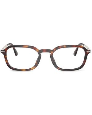 Persol Geometric Frames Glasses - White
