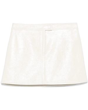 Courreges Vinyle Reedition Skirt - White