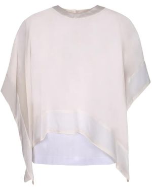 Sacai Layered Asymmetric Top - White