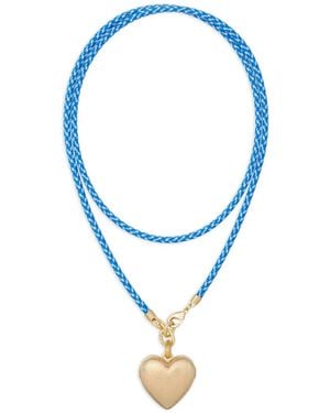 Roxanne Assoulin The Long Happy Cord Charm Necklace - Blue