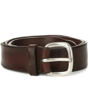 Orciani Leather Buckle Belt - ブラウン