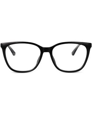 Calvin Klein Cat-Eye Frame Glasses - Brown