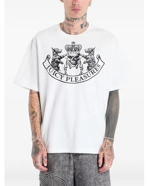 Pleasures Skull Crest T-Shirt - White