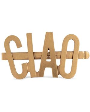 Moschino Ciao ヘアピン - メタリック