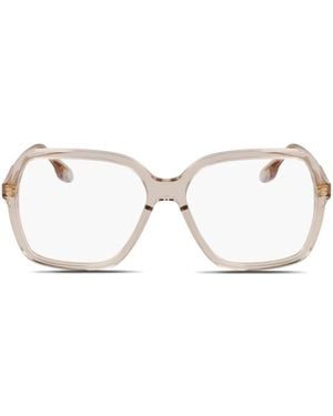 Victoria Beckham スクエア眼鏡フレーム - ナチュラル