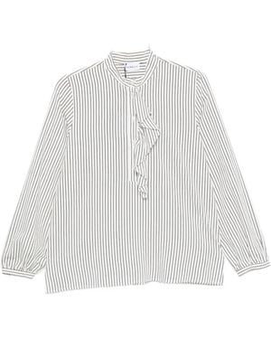 Marella Mllkiwi Striped Shirt - White
