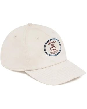 Bally Baseballkappe Mit Tennis-Stickerei - Weiß
