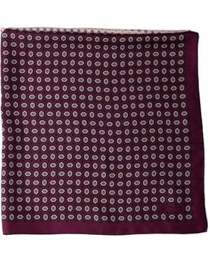 Prada Printed Silk Twill Scarf 90 - Purple