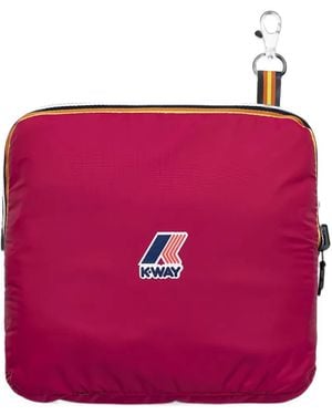 K-Way Le Vrai 4.0 Jea Packable Mesh-Panel Tote Bag - Pink