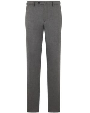 Slowear Front-Button Trousers - Grey