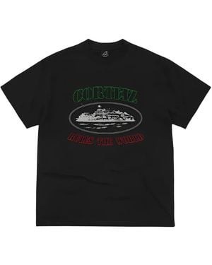 corteiz Alcatraz Graphic T-Shirt - Black