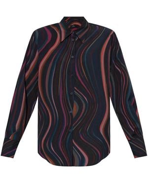Paul Smith Midnight Swirl Shirt - Blue