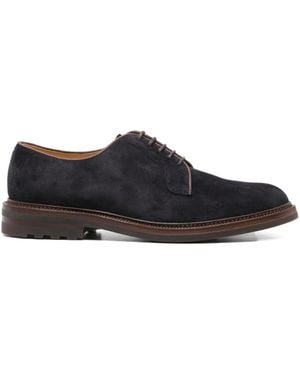 Brunello Cucinelli Schnürschuhe aus Wildleder - Schwarz