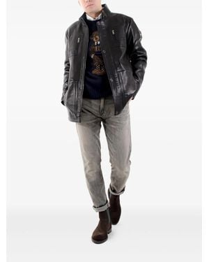 Poche Paris Jakna Faux-leather Jacket - ブラック