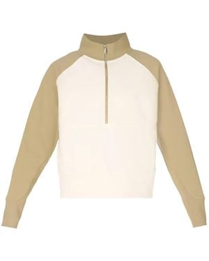Sweaty Betty Revive Half-Zip Sweatshirt - Natural