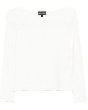 Emporio Armani Long-Sleeved Blouse - White