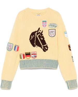 Bode Jersey Pony Silhouette - Blanco