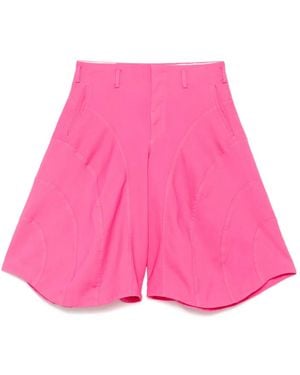 Comme des Garçons Twill-Weave Shorts - Pink
