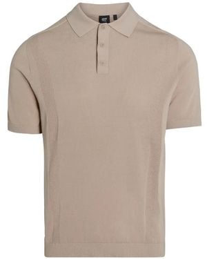 Alpha Tauri Textured Polo Shirt - Grey
