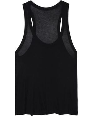 Zadig & Voltaire Bianca Lr Wings Strass - Black