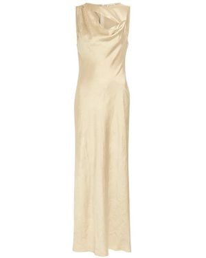 Shona Joy Andie Cut-Out Cowl-Neck Maxi Dress - White