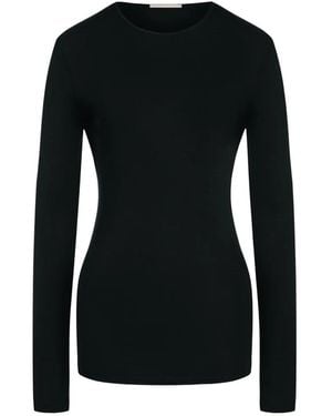12 STOREEZ Haut Nicole À Manches Longues - Black