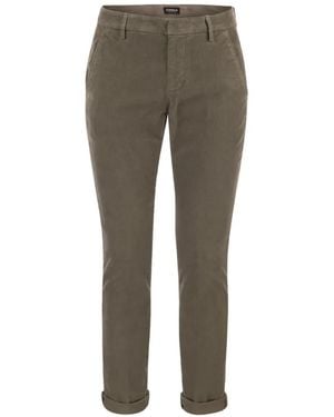 Dondup Slim Milleraies Trousers - Grey