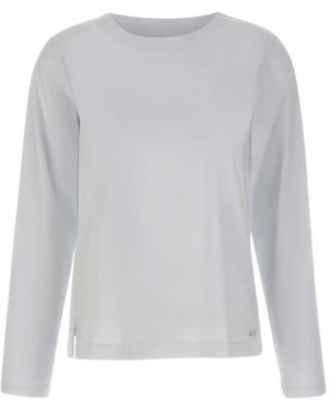 Sun 68 Long-Sleeve Zip T-Shirt - Gray