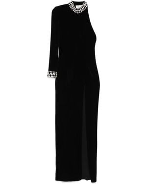 Nissa One-Shoulder Gown - Black