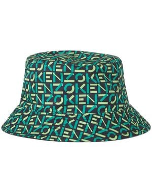 KENZO Cappello Bucket Reversibile - Verde