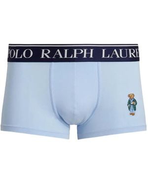 Polo Ralph Lauren Boxer Con Logo - Blu