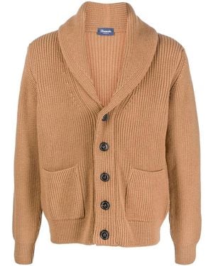 Drumohr Steve Mcqueen Merino Cardigan - Brown