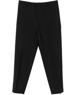 Jil Sander Straight-Leg Cotton Pants - Black