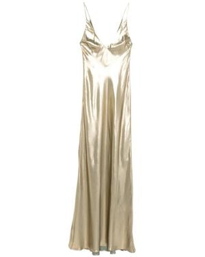 Galvan London Galvanized Slip Gown - Metallic