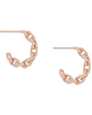 Wouters & Hendrix Chain Link Earrings - White