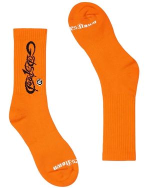 Godspeed New Age Ribbed Socks - Orange