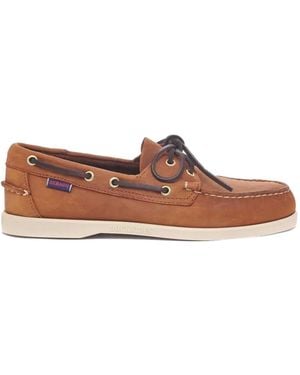 Sebago Docksides Portland Segelschuhe - Braun