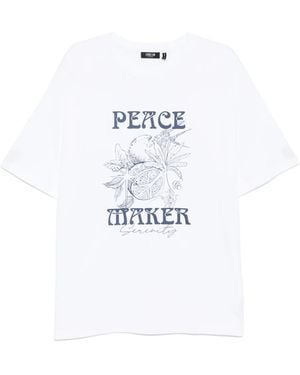 FIVE CM グラフィック Tシャツ - ホワイト
